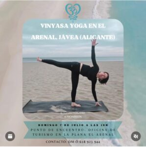 Vinyasa Yoga en Javea con Yoamoyoga Valencia